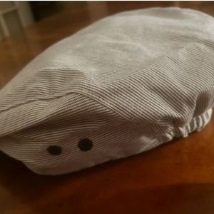 NEW Gap Kids Newsboy Pinstripe Cap L/XL